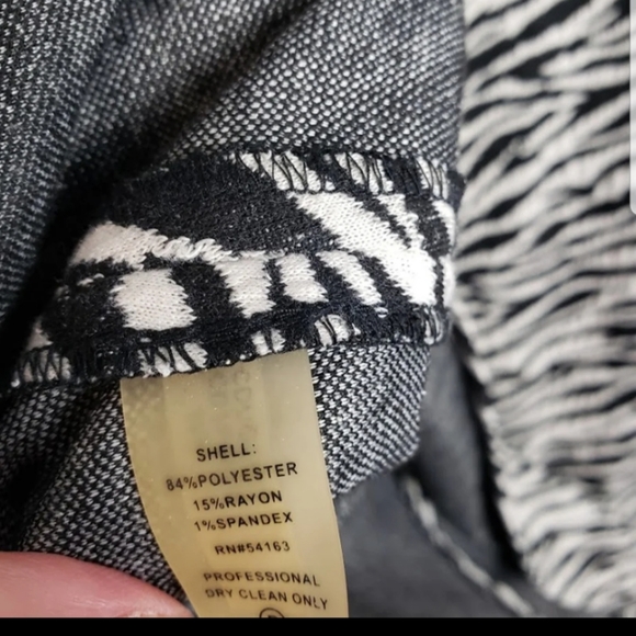 Calvin Klein Zebra Print Cowl Neck Dress 12 - Picture 3 of 7